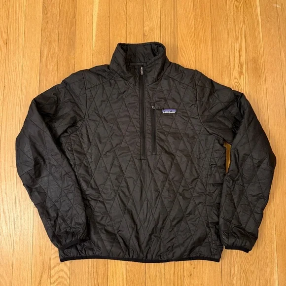 Patagonia Women's Black Nano Puff Pullover Size Medium - Picture 1 of 7